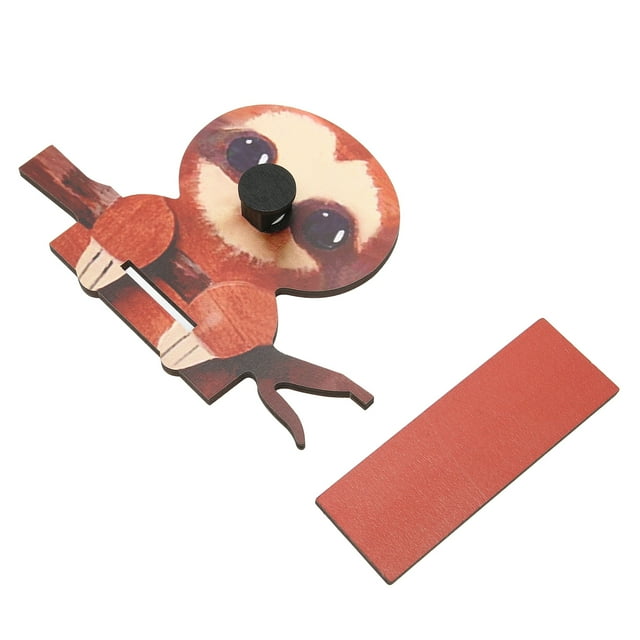 Soporte para anteojos con forma de animal, soporte para anteojos con forma de perezoso, soporte de madera para anteojos, soporte de exhibición para anteojos, fiel a su promesa
