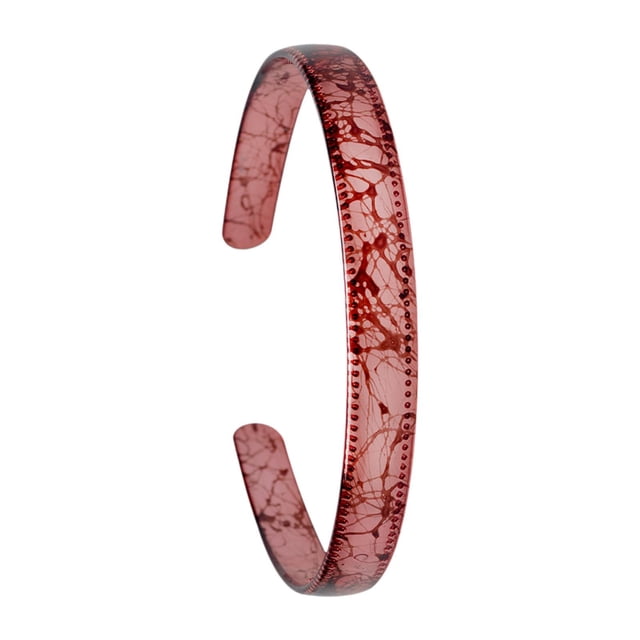 Diadema lisa con aro para el pelo para lavarse la cara con dientes, cómoda banda para el pelo de 16 mm de ancho Estilo D