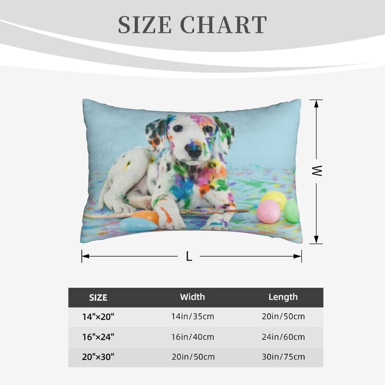 Funny Border Collie Anatomy Throw Pillow Cover - 18x18 Inch Flannel Decorative Pillow Case For Couch, Bed, Dog Lovers