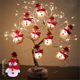 thumbnail image 1 of OUSITAID Christmas Snowman String Led Lights Santa Claus String Lights Christmas Decoration 10/20 LEDs Christmas Tree Home Garden Party, 1 of 8