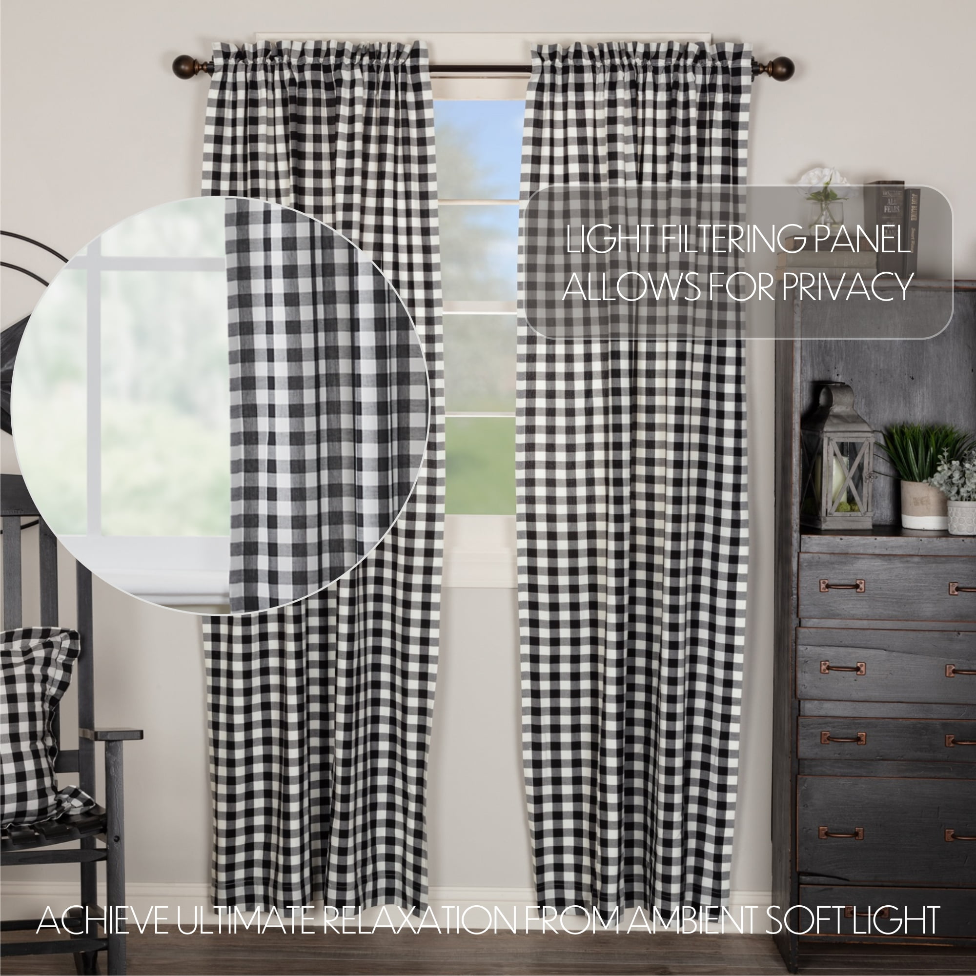 VHC Brands Annie Country Curtain - Thumbnail 2