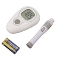 thumbnail image 1 of Kit de monitor de glucosa en sangre, medidor portátil y preciso para la prueba de diabetes con dispositivo de punción para el autocontrol del azúcar en sangre en casa., 1 of 14