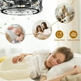 thumbnail image 4 of Cedar Hill Caged Ceiling Fan, Flush Mount Caged Ceiling Fan 20Inch with Lights for Indoor Bedroom, Kitchen ,Farmhouse, 4 of 7