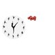 thumbnail image 1 of Reloj de pared,Reloj de pared con bailarina,reloj decorativo colgante.,Relojes de pared silenciosos Reloj decorativo de tiempo silencioso,Abanicos plegables festivos,Decoraciones de abanicos de, 1 of 8