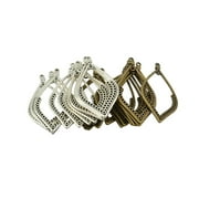 BLESIYA 24Pcs Retro Frame Pendant for DIY Earrings Jewelry Making Findings