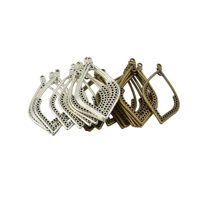 24 Piezas de Colgante de Marco de Hoja Hueca para Manualidades de Fabricación de Joyas con Dijes de Bricolaje Baoblaze Colgantes huecos de los encantos