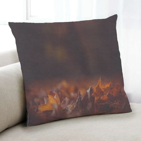 Ahgly Company Plants Leaves Indoor Throw Pillow, 18 inch by 18 inch