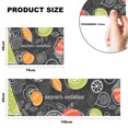 thumbnail image 2 of Ensemble de Tapis de Cuisine et Moquette de 2 Pcs Tapis de Cuisine Rembourré à Motifs, 2 of 5