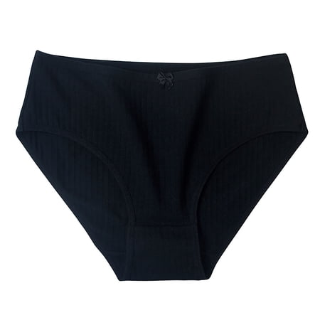 Ploknplq Womens Underwear Seamless Underwear for Women Crotchless Underwear for Women Plus Size Panties Pure Cotton Comfortable Butt Lift Belly Panties for Women Bikini Underwear for Women Black L