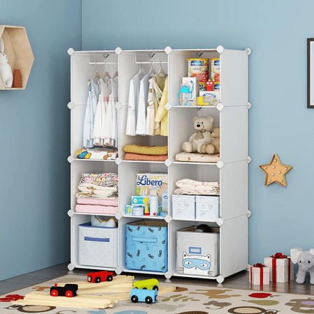 Baby Closet,Dresser, Kids Closet Organizers, Portable Kids Wardrobe