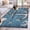 Blue, variant on 3'x5' Area Rugs, Blue Nautical Anchor Indoor Outdoor Area Rug for Living Room Bedroom, Summer Coastal Ocean Starfish Shell Washable Bathroom Rugs Kitchen Floor Carpet Mats Home Decor Aesthetic