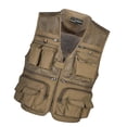 thumbnail image 5 of S SERENABLE Men Fishing Vest Breathable Multi-Pocket Mesh Waistcoat Photo Travel Work Jacket XL, 5 of 5