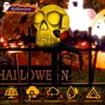 thumbnail image 3 of Lámpara Estacas Jardín Esqueleto Luces Halloween Al Aire Libre LED Calabaza Creativa, 3 of 9