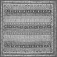 thumbnail image 1 of Ahgly Company Indoor Square Oriental Gray Modern Area Rugs, 3' Square, 1 of 4