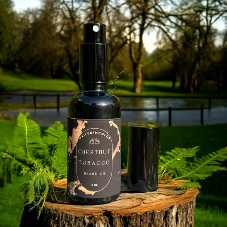 Chestnut Tobacco- Men's Scented Beard Oil-Skin Moisturizer-Beard and Skin Care