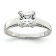 thumbnail image 1 of 925 Sterling Silver Cubic Zirconia Ring, 1 of 2