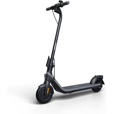 Segway Ninebot E2 Electric KickScooter- 250W Brushless Motor, Up to 15.5 Miles Range & 12.4 MPH, 8.1" Shock-absorbing Tires, Drum Brake, UL-2272 Certified