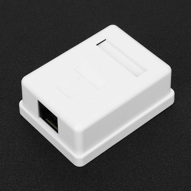 Catégorie 6 Boîte de Réseaux CAT6 RJ45 Boîte de Jonction, Boîte de Réseaux, RJ45-8P8C 2pcs pour l'Ingénierie de Câblage Intégré Équipement Électronique