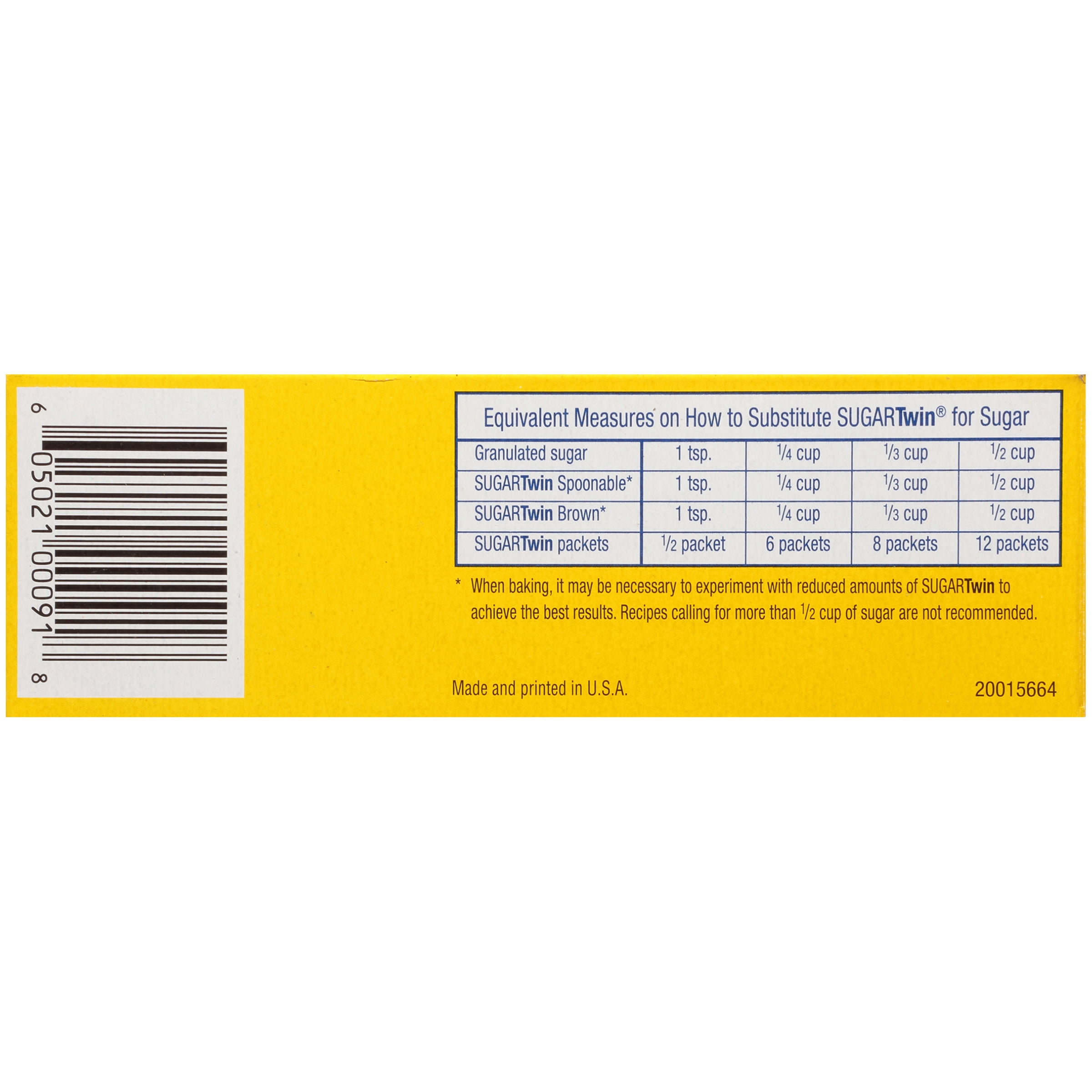 Sugar Twin® Sweetener 100 ct Packets