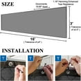 thumbnail image 5 of LOVE STORY 3' x 16' Balcony Privacy Screen Fence Cover Mesh for Deck Patio Porch Railing, Charcoal, 5 of 7