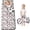 Pink and White Leopard Print Pattern, variant on Black and Brown Leopard Print Teens Toddler Nap Mat with Pillow, Sleeping Mat Bag for Preschool Daycare 59"x22"