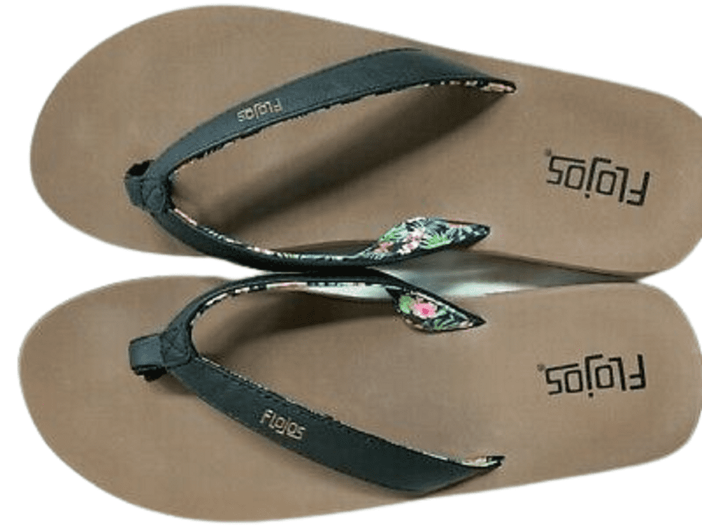 Flojos Ladies' Josie Flip Flop (Black 