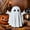 C Taza, variant on Halloween Ghost Figure Decoration, Resin Glossy Finish, Pointing Gesture