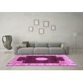 thumbnail image 3 of Ahgly Company Indoor Rectangle Abstract Purple Modern Area Rugs, 3' x 5', 3 of 4