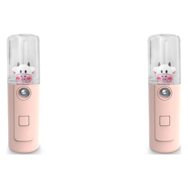Pulverizador de niebla hidratante facial Toystoory 30ml recargable Typ 2 Rosa 2Conjunto