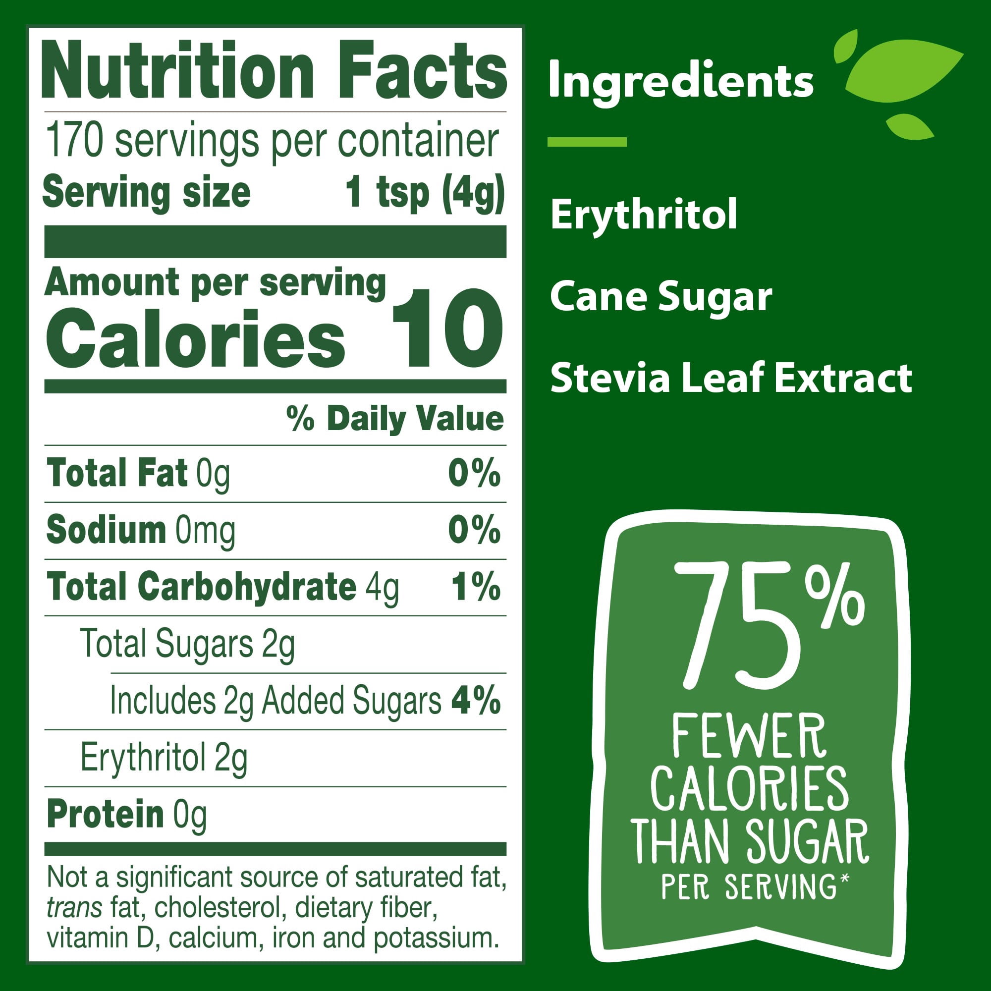 (3 pack) Truvia Cane Sugar Blend, Mix of Stevia Sweetener and Cane Sugar, 24 oz