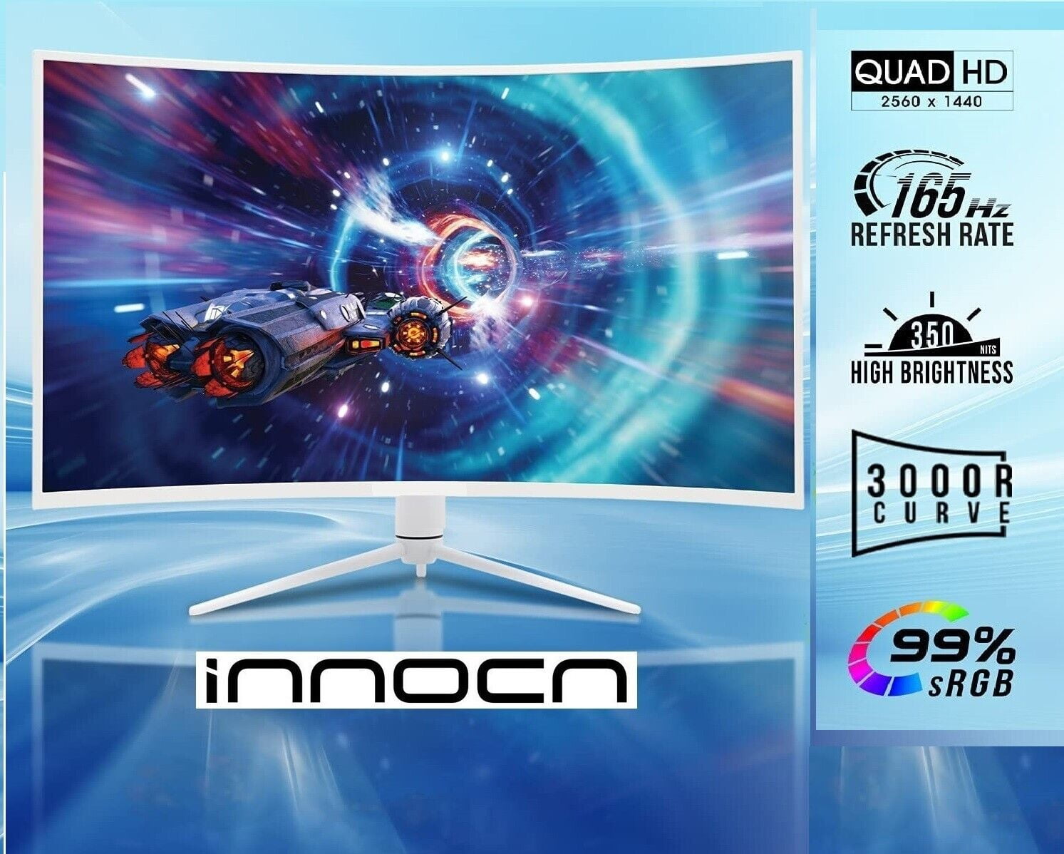 INNOCN 39G1R curved computer 39''iNCH gaming monitor delivers fast