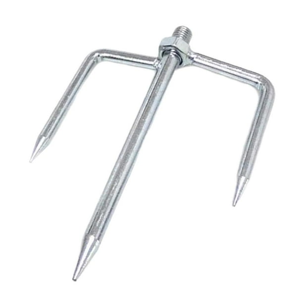 Umbrella Ground Pole Beach Metal Parasol Stand Stabilizer 12mm Screws S