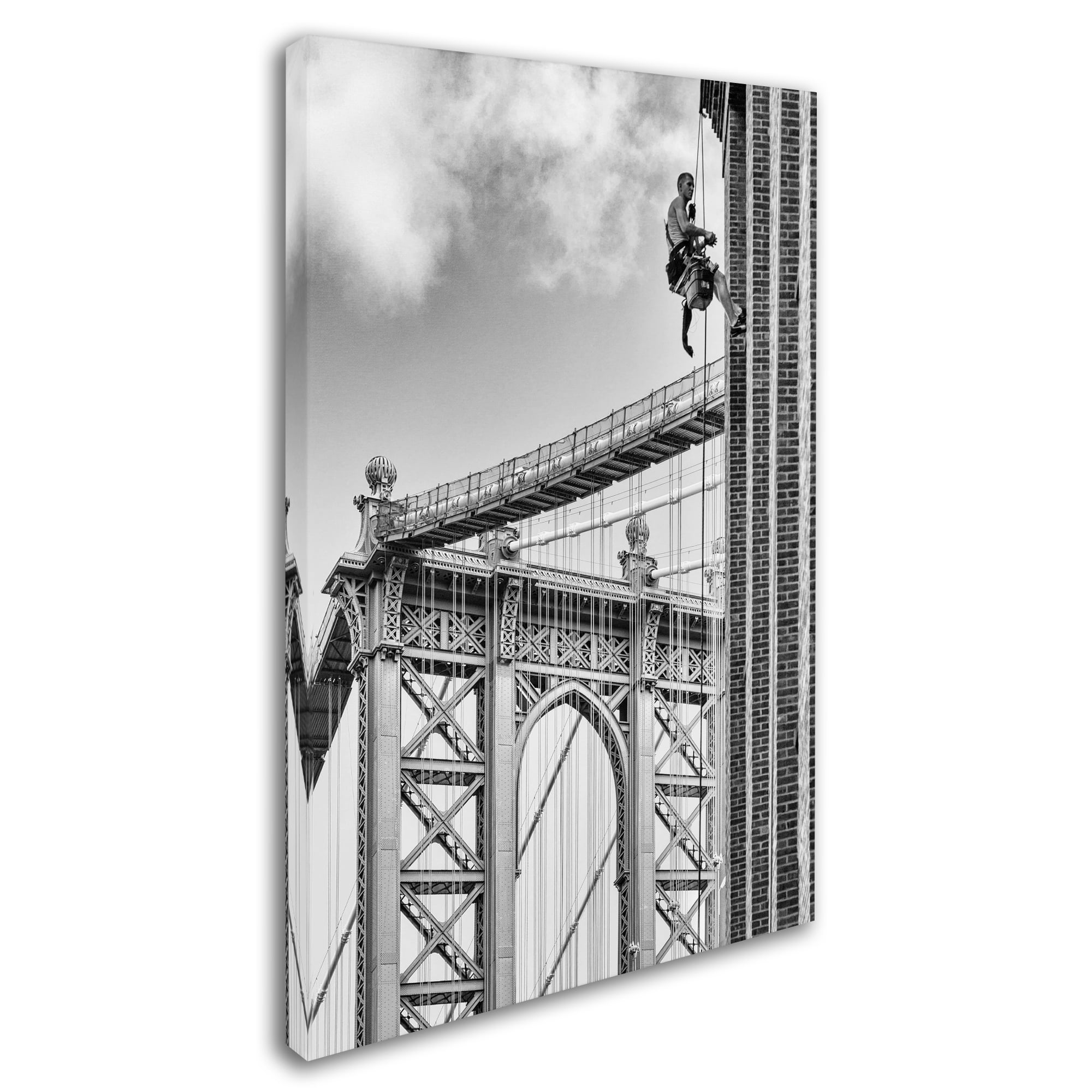 Trademark Fine Art 'Shortcut To Brooklyn' Canvas Art by Michel Guyot