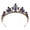 E, variant on Silver Princess Headband Heart Rhinestone for Women Birthday Party Rhinestones Headbands Bride Wedding Headpieces