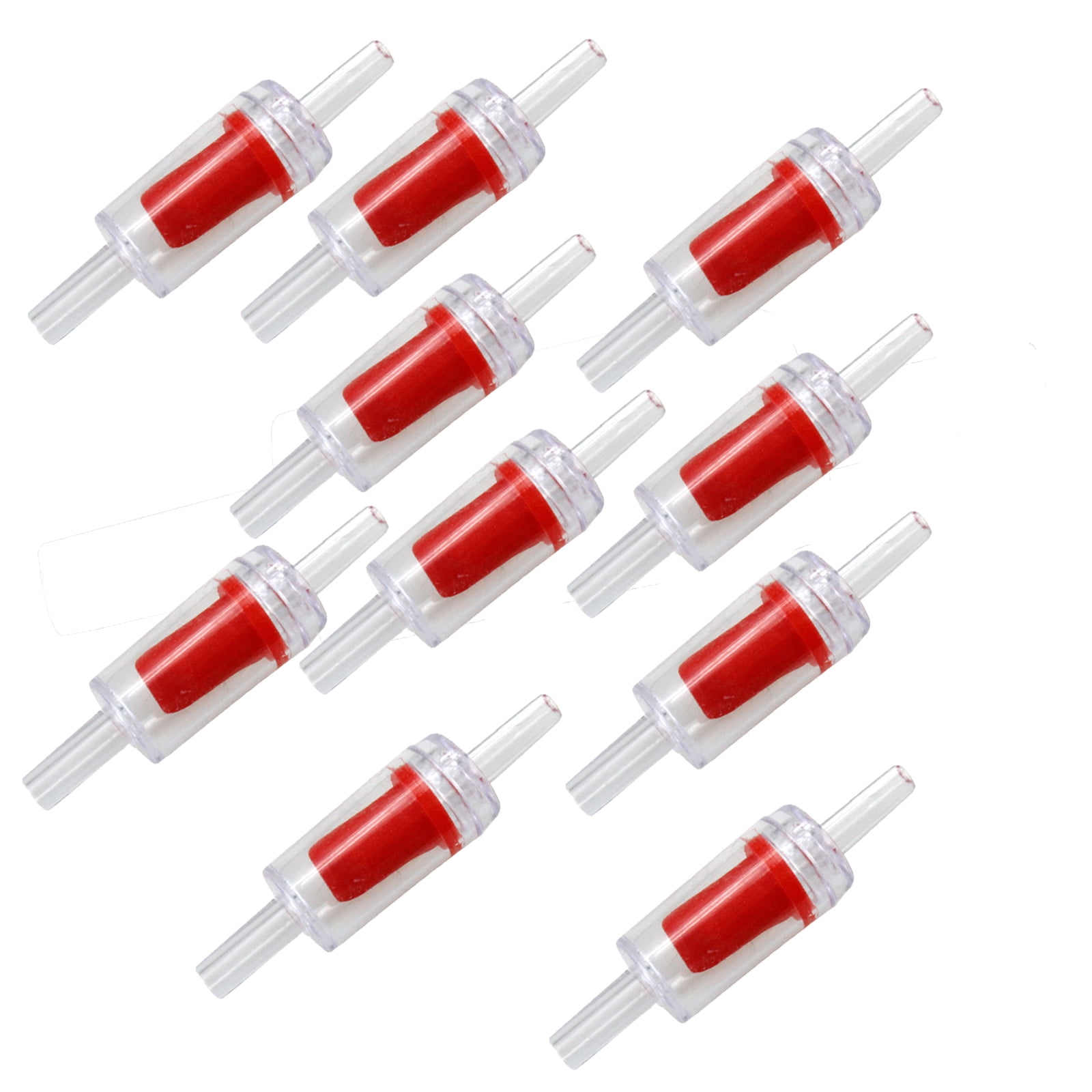 Aquaneat Aquarium Check Valve, Air Pump One Way Non Return Valve, Red