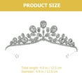 thumbnail image 2 of Rhinestones Crown Wedding Bride Headpiece Bridal Hair Accessory Cosplay Prop, 2 of 8