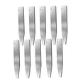 thumbnail image 2 of 10 estacas planas de acero para encofrados de hormigón con orificios para clavos. Fácil instalación. 12 pulgadas, 2 of 9
