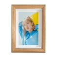 thumbnail image 2 of Marco de fotos de madera maciza, 5/6/7/8/10 pulgadas A4, marco de fotos para colgar en la pared o en la mesa, elegante decoración del hogar, ideal para enmarcar fotos, certificados y obras de arte, 6, 2 of 8