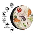 thumbnail image 5 of Easygdp Cute Vegetables Wheel Sun Guard, Spare Tire Cover,Universal Trailer Suv Truck Camper Travel,Easy To Install And Remove -17 Inch, 5 of 9