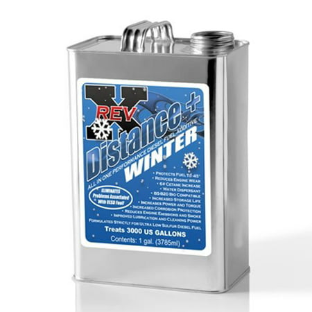 Rev-x DISW01G01 Distance + Winter Fuel Additive. 1 gallon (Diesel. Treats 3.200 (Best Winter Diesel Additive)