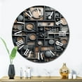 thumbnail image 3 of Designart "Dreams in Cubic Geometric I" Cubism Oversized Wall Clock, 3 of 5