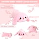 thumbnail image 4 of Bonita almohada de peluche con forma de conejito pesado TOYSYM de 730 g, 4 of 9