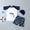 A-Blue, variant on Jinhomg Toddler Kids Swim Suits 3 Piece Cute Shark Cartoon Graphic Bathing Suit Lightweight Short Sleeve Tops with Shorts and Hat Fall Saving 1 Years Blue