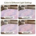 thumbnail image 7 of ODIKA Purple Pastel Pink Blend Swirls Symmetrical Flow Border Stain Resistant Flatwoven for Entryway, Kitchen, Mudroom, 7 of 7