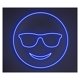 thumbnail image 1 of Letrero De Neón LED Con Gafas Sol Y Cara Sonriente, Emoji Feliz, Decoración Pared Para Habitación Infantil, Dormitorio, Guardería 40cm, 1 of 2