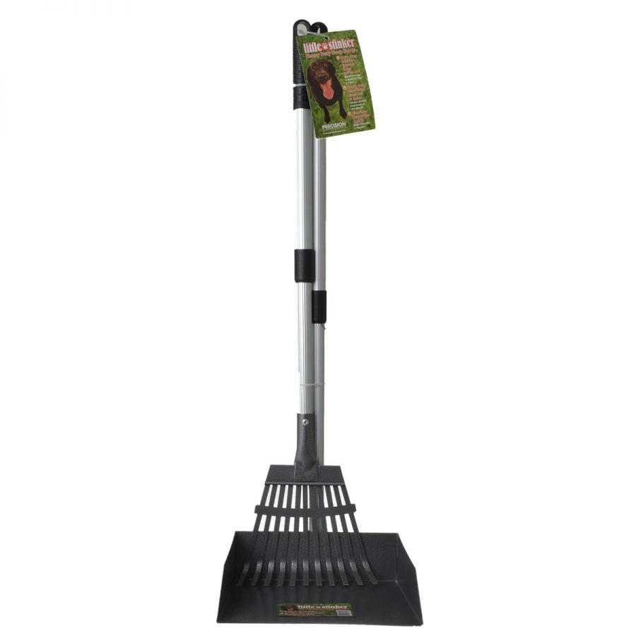 Precision Pet Little Stinker Heavy Duty Pooper Scooper with Rake Large