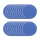 thumbnail image 1 of Parche de cuero sintético en blanco Uxcell, parches redondos de cuero sintético para sombreros con adhesivo para plancha, grabable rústico para reparación de tela DIY, azul, 1 of 6