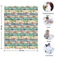 thumbnail image 4 of Colorful Dinosaurs Stripe Pattern Blanket,Comfortable Soft Lamb Wool Throw Blanket,All Season,Warm Lightweight Blankets for Sofa Bed Couch Living Room Chair,30"x40", 4 of 4