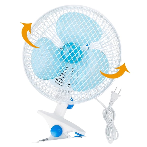Ventilador con clip KOCASO oscilante 8.6 portátil y silencioso con 2 velocidades