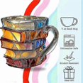 thumbnail image 5 of 3D Painted Book Mug - Novelty Glass Cup for Hot & Cold Drinks, Ideal Gift for Book Enthusiasts & Readers, 5 of 5